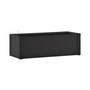 Garden Raised Bed with Self Watering System Anthracite 39.4"x16.9"x13"