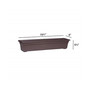 Countryside Flower Box, 30 Inch, Brown