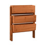 Garden Folding Planter Orange 23.6"x5.5"x29.5" Solid Firwood