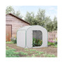 Instant 7' x 6' Backyard Pop-Up Greenhouse, Portable for Plants, White