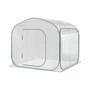 Instant 7' x 6' Backyard Pop-Up Greenhouse, Portable for Plants, White