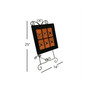 GSASTE001 25 in. Black Easel Stand with Planter