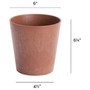 Metallic Cache Round Indoor Planter Copper 6 Inches