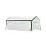 Large Growing Greenhouse Nursery w/ Windows Roll Up Door PE Cover