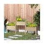 4 Tier Raised Garden Bed Freestanding Planter Box for Vegetables Herbs