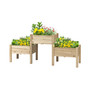 4 Tier Raised Garden Bed Freestanding Planter Box for Vegetables Herbs