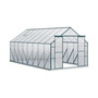16' x 8' Polycarbonate Walk-in Garden Greenhouse Kit Clear