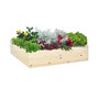 Raised Garden Bed No Bottom Wooden Planter Box For Vegetables