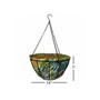 Gardener Select Hanging Basket Fabric Coco Liner, Blue Green