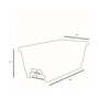 SPX24DB0A1 Deck Rail Box Planter White 24 Inch