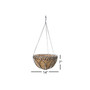14 Savanna Hanging Basket with Cocoa Liner