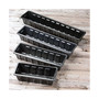 Poly-Pro Plastic Flower Box Planter, 36" Black