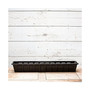 Poly-Pro Plastic Flower Box Planter, 36" Black