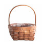 GSA30469 Woven Wood Flower Basket
