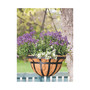Products Flat Iron Series 14-Inch Hanging Basket, Black