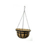 Products Flat Iron Series 14-Inch Hanging Basket, Black