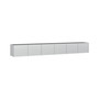 Garden Raised Bed 236.2"x31.5"x30.3" Galvanized Steel Silver