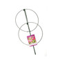 Luster Leaf 978 Double Peony Plant Flower Garden Stake Support, Green, 36"