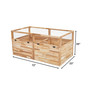 Raised Garden Bed, Elevated Herb Planter for Growing Fresh Herbs
