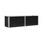 Garden Raised Bed Anthracite 63"x15.7"x17.7" Galvanized Steel