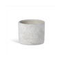 Leaf Embossed Cement Pot Large