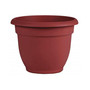 AP0813 Ariana Planter with Self-Watering Disk, Burnt Red - 8 inches