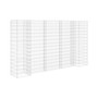 H-Shaped Gabion Planter Steel Wire 102.4"x15.7"x59.1"