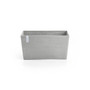 Paris Plastic Rectangular Flower Pot , White Grey, 31.5"