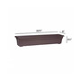Countryside Flower Box, Brown, 36 Inch