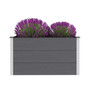 Garden Raised Bed WPC 39.4"x19.7"x21.3" Gray