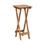 Plant Stand 11.8"x11.8"x26.4" Solid Acacia Wood
