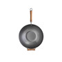 Classic Series Carbon Steel Wok with Birch Handles, 14"
