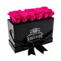 Pop-Up Keeper by The Dozen Raspberry Punch Real Roses, Box of 12
