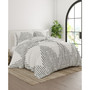 Home Collection 2 Piece Premium Ultra Soft Diamond Stripe Comforter Set, Twin