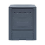 Garden Composters 2 pcs Gray 23.6"x23.6"x28.7" 137.4 gal