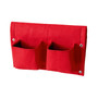 Rail Planter 4 Pocket - Red Pack of 3