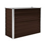 Garden Raised Bed Brown 39.4"x15.7"x30.3" Galvanized Steel