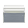 Greenhouse 39.4"x39.4"x33.5" Galvanized Steel Gray