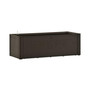 Garden Raised Bed with Self Watering System Mocha 39.4"x16.9"x13"