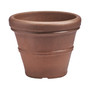 Brunello Classic RolledRim Planter Rust 20"