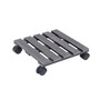 Plant Trolleys 2 pcs Gray 11.8"x11.8"x3" WPC