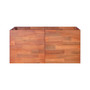 Garden Raised Bed Acacia Wood 39.4"x39.4"x19.7"