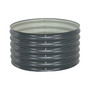 Garden Raised Bed 31.5"x31.5"x17.3" Galvanized Steel Gray