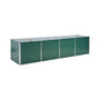 Garden Raised Bed Galvanized Steel 126"x31.5"x31.3" Green
