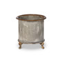 Footed Creamery Tank Planter, Medium