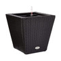 78378 Vista Square Resin Wicker Planter 14-Inch