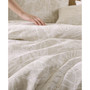 Costa Blanca Cotton Reversible 5 Piece Comforter Set, Full/Queen