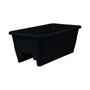 Deck Rail Box Planter, Black - 24in