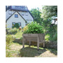 Small Classic Raised Bed Planter - Gray Wash (FSC 100%)