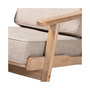 Furniture Sigrid Mid-Century Modern Armchair and Ottoman Set